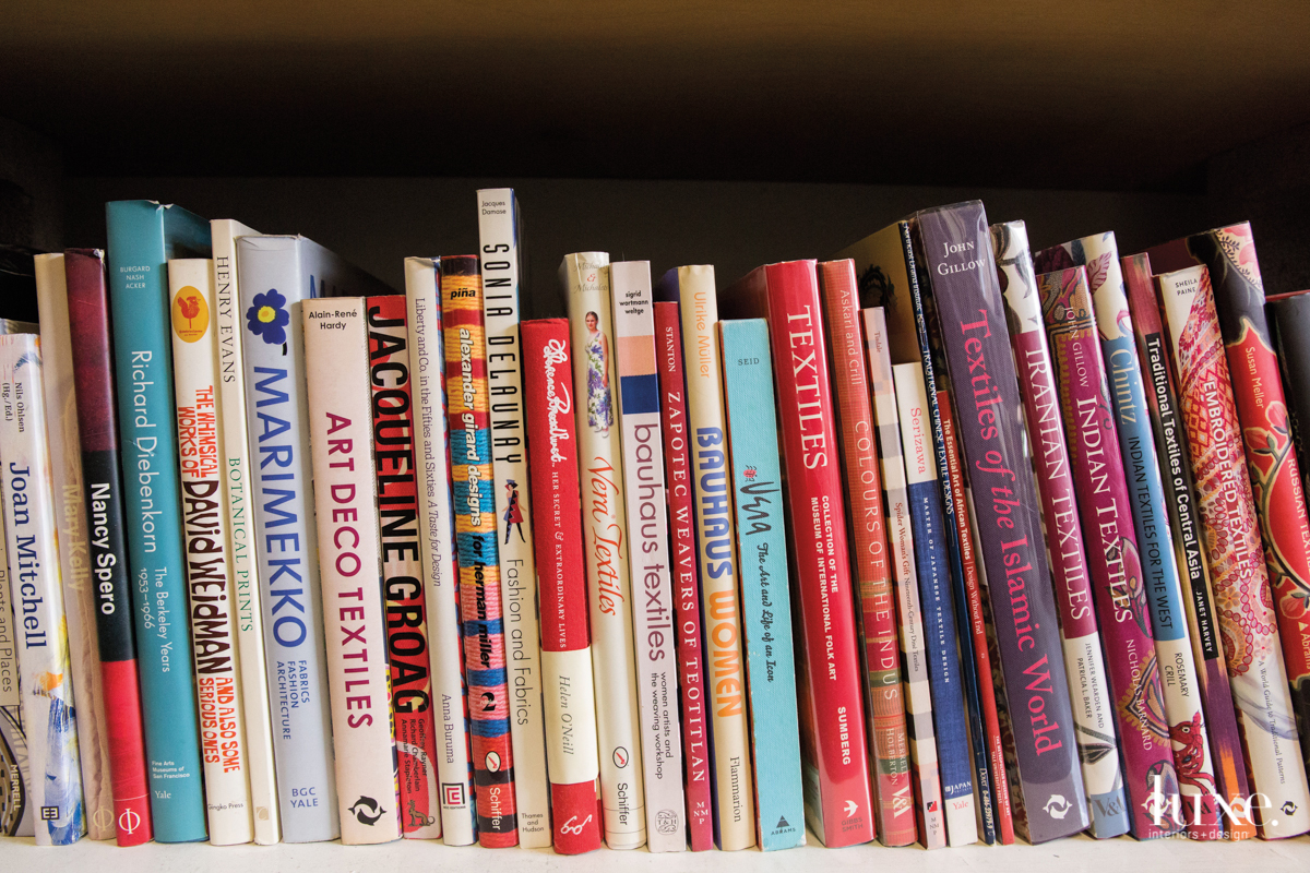 Books about everything from fashion to textiles to color provide inspiration. Books about everything from fashion to textiles to color provide inspiration.