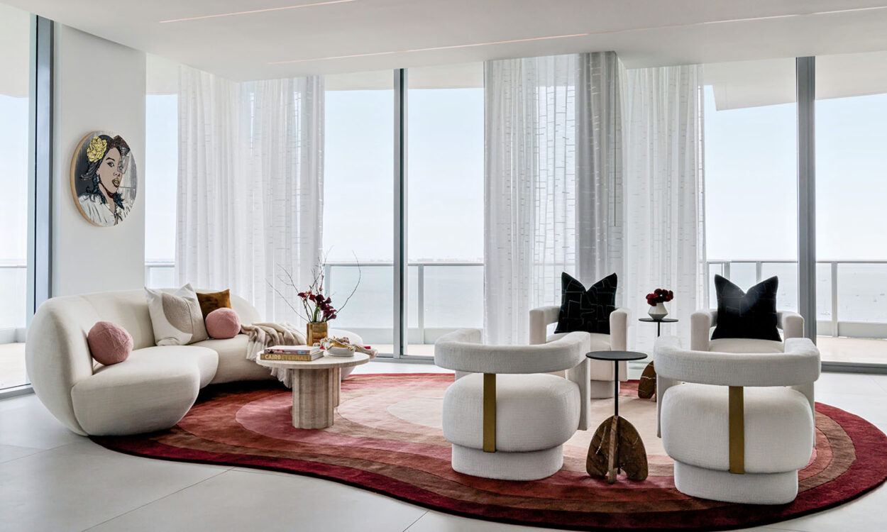 Transforming A Miami Condo Into A Striking Gallery-Like Retreat