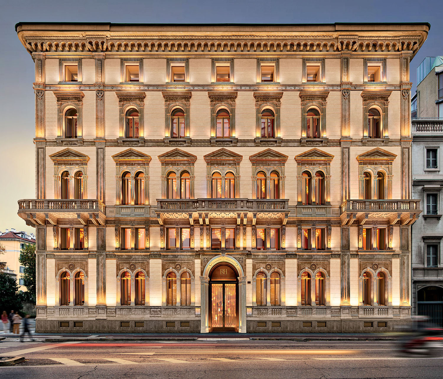 exterior of RH Milan