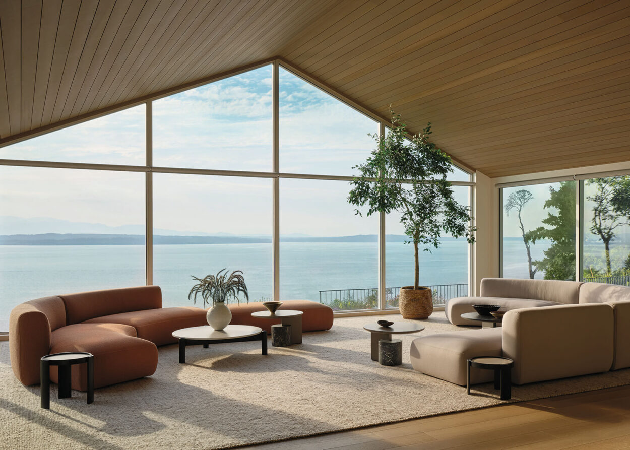 Behind The Contemporary Remodel Of A Waterfront Seattle Residence