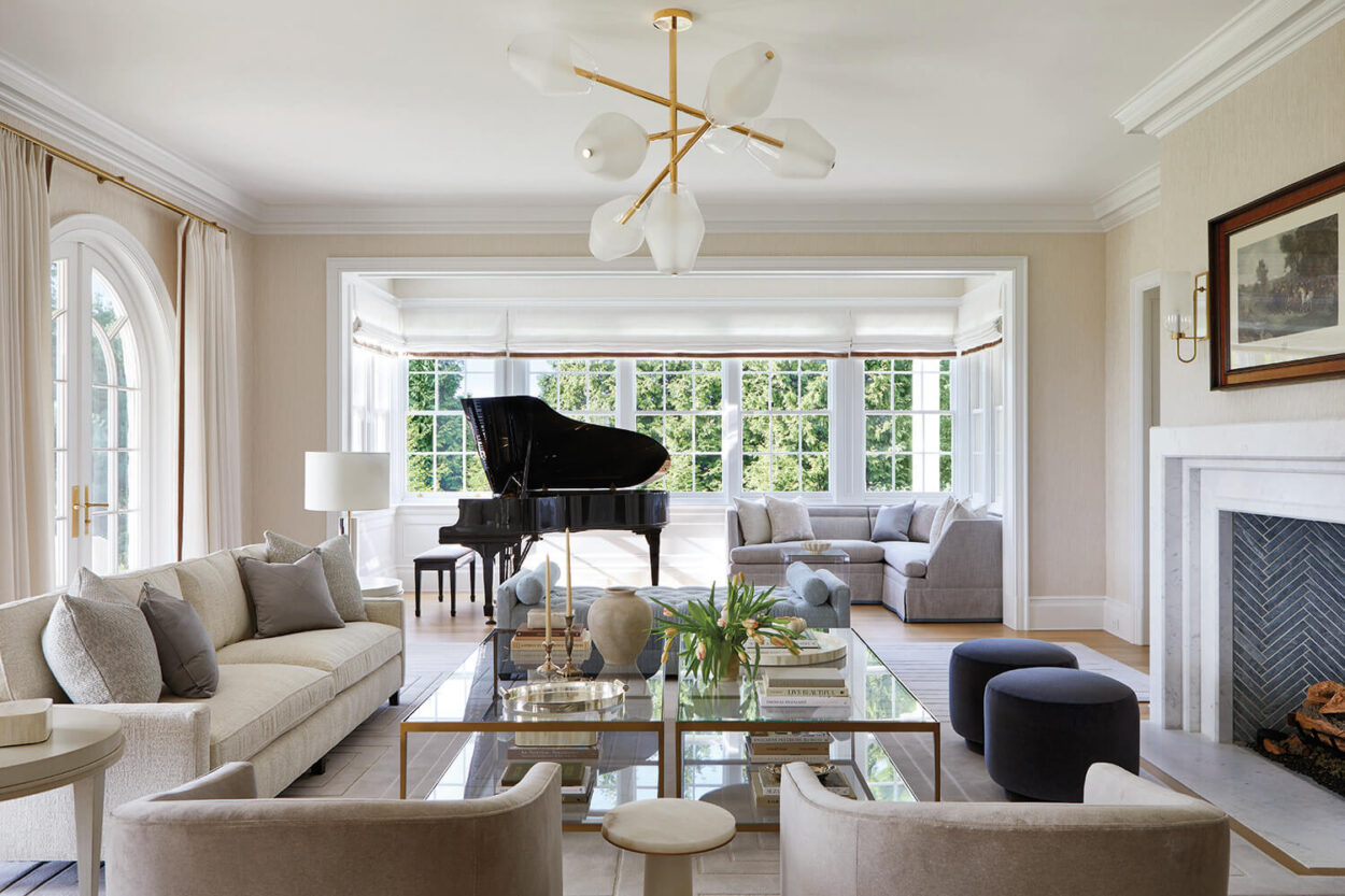 Discover An Expansive Connecticut Estate With Cozy, Warm Interiors